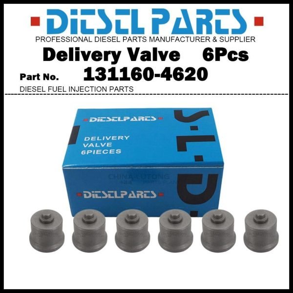 6Pcs Delivery Valve 32A 131160-4620 for ISUZU FORWARD 6HE1 6HH1 6HK1 6SA1