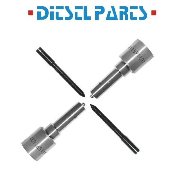 6x Fuel Injector Nozzle DLLA118P1697 for Komatsu PC300-8 0445120125 6745-12-3100 - Image 2