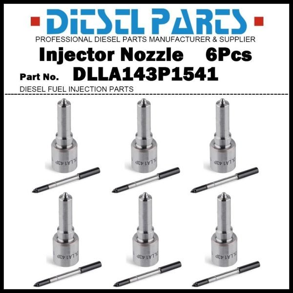 6x Fuel Injector Nozzle DLLA143P1541 for 2007-2010? DODGE CUMMINS 6.7 0445120184
