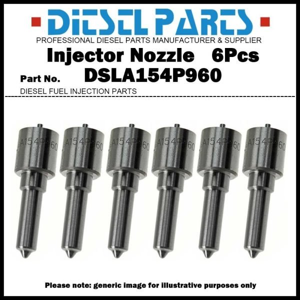 6x Fuel Injector Nozzle 0433175269 DSLA154P960 for MAN D0835 / F2000 M2000 L2000