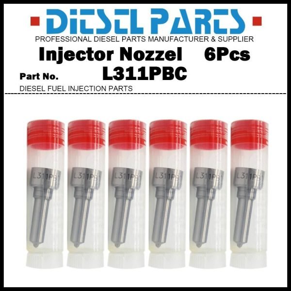 6Pcs Injector Nozzle L311PBC for Hyundai HD Trucks 12.3d BEBE4D19002 33800-84820