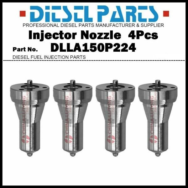 4Pcs Injector Nozzle YM129500-53050 DLLA150P224 150P224HAO for Yanmar 186 186F