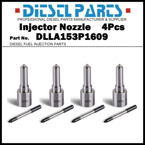4x Injector Nozzle DLLA153P1609 for Hyundai Starex 2.5d 33800-4A600 0445110278