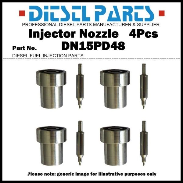 4Pcs Fuel Injector Nozzle 093400-5480 DN15PD48 for Mitsubishi Lance Mirage 4D65