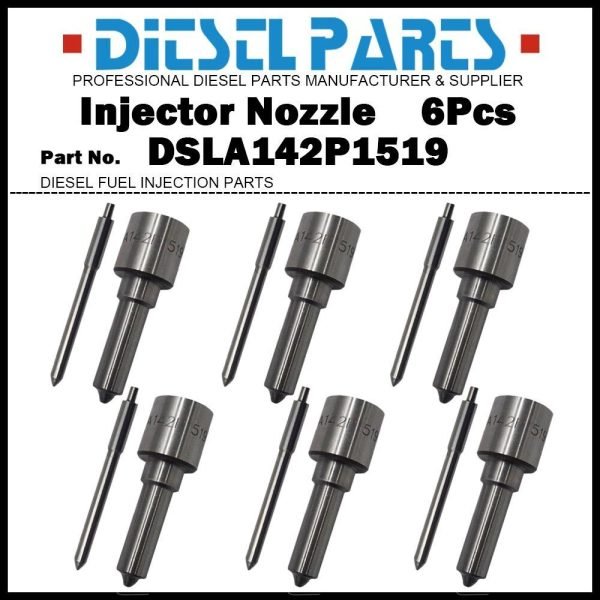 6Pcs Fuel Injector Nozzle 0433175463 DSLA142P1519 for TATA Volzhanin 0432193458