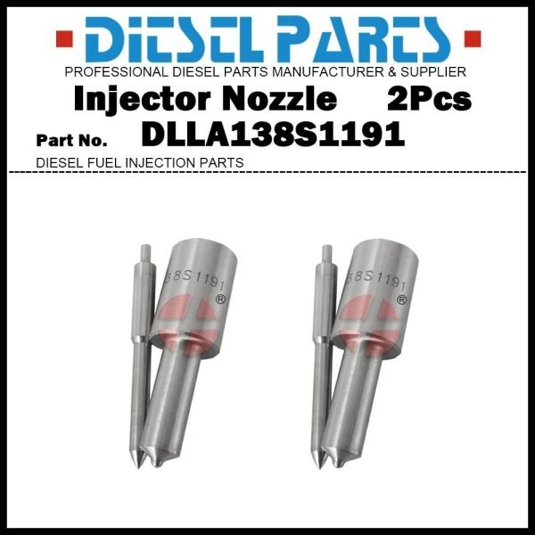 2Pcs Injector Nozzle 0433271521 DLLA138S1191 fit Mercedes Benz SK MK OM401 OM402