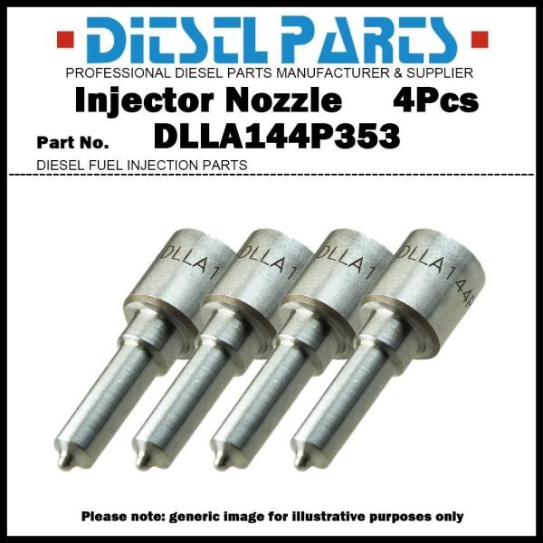 4x Injector Nozzle 0433171252 DLLA144P353 04170699 4175789 for Deutz 1011 Engine