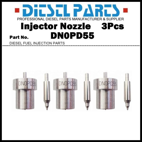 3Pcs Injector Nozzle DN0PD55 for Kubota D905 D1005 D1105 V1205 V1305 V1505 D1302