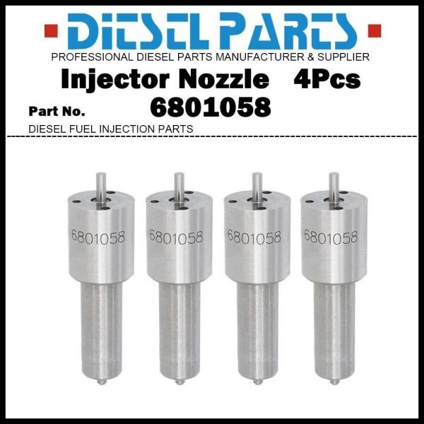 4x Fuel Injector Nozzle 6801058 2645A608 3637195M1 for Massey Ferguson 3115 4235