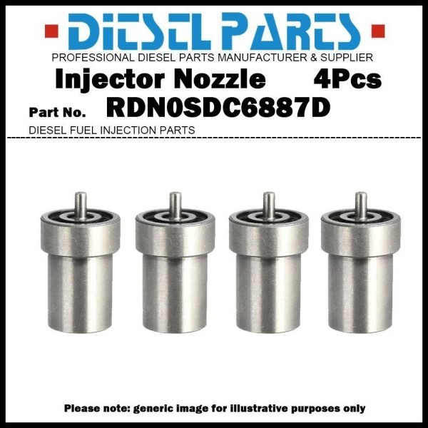 4x Fuel Injector Nozzle 5641921 RDN0SDC6887D for Peugeot 306 405 Citroen ZX 1.9D