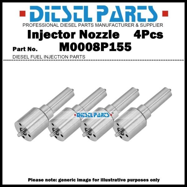 4 Injector Nozzle M0008P155 for Nissan Qashqai Juke NV200 Cube 1.5dCi 8200903034
