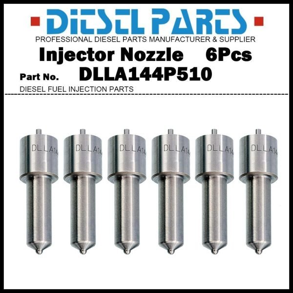 6x Fuel Injector Nozzle DLLA144P510 0433171366 for RENAULT Kerax Premium 385 400