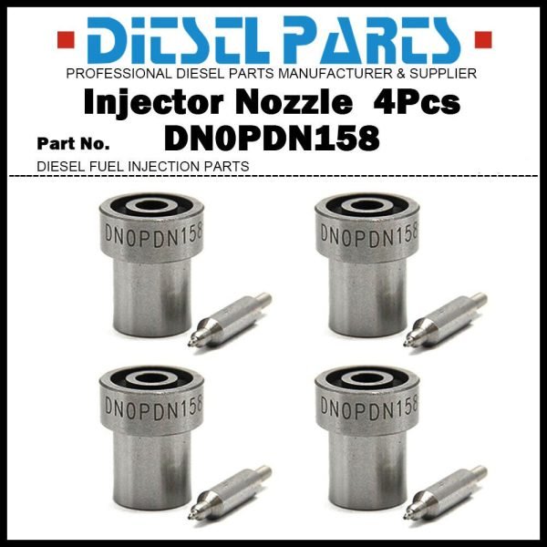 4x Injector Nozzle DN0PDN158 119717-53010 for Yanmar 3TNV76 4TNE92 129931-53000