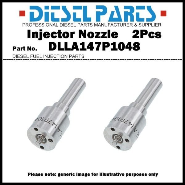 2x Fuel Injector Nozzle DLLA147P1048 for MERCEDES BENZ Atego 1228 1328 1528 1828