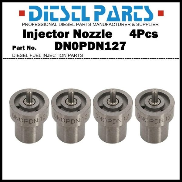 4Pcs Injector Nozzle DN0PDN127 for ISUZU Trooper D-MAX Holden Rodeo 4JG2 4JG2T