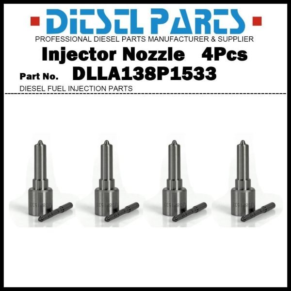 4x Fuel Injector Nozzle DLLA138P1533 for Fiat Ducato Iveco Daily 3.0d 504088823