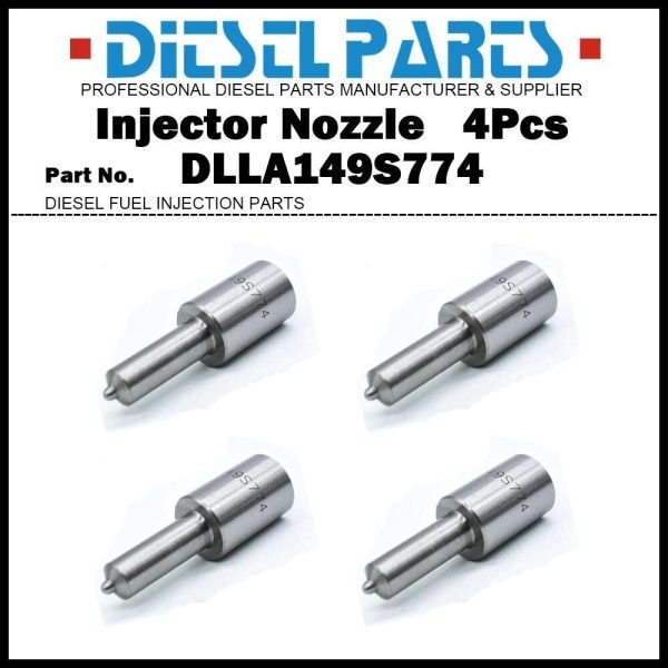 4x Fuel Injector Nozzle 0433271376 DLLA149S774 02233086 for Deutz F4L912 F4L913