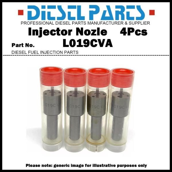 4x Diesel Fuel Injector Nozzle Tips L019CVA for New Holland TI 75 / TI 85 2011-