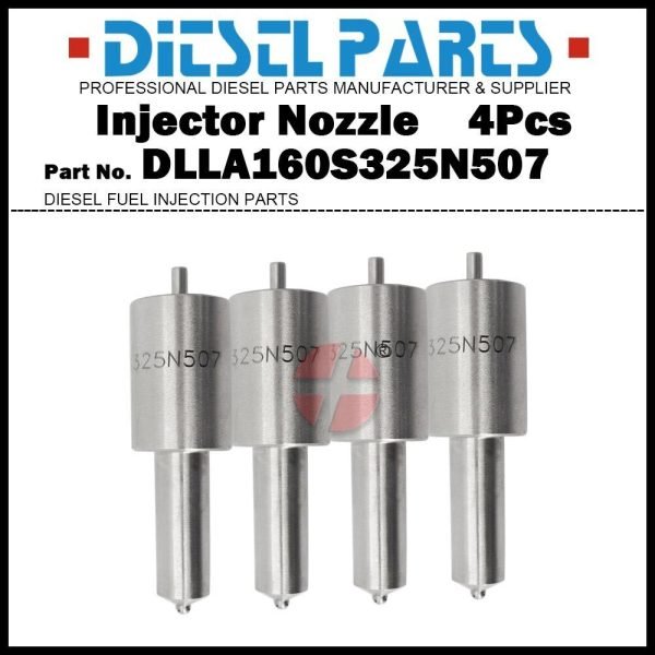 4x Fuel Injector Nozzle Tips DLLA160S325N507 for MITSUBISHI Fuso 8DC8 8DC9 8DC10