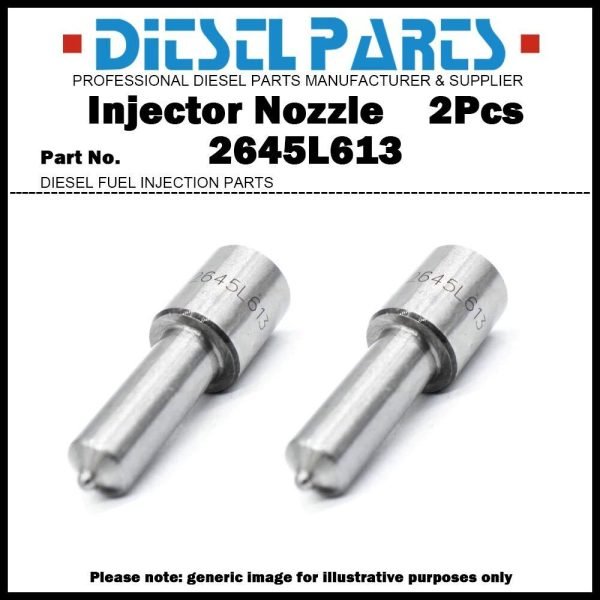 2Pcs Fuel Injector Nozzle Tips 2645L613 for Perkins Injector 2645L014 2645L020