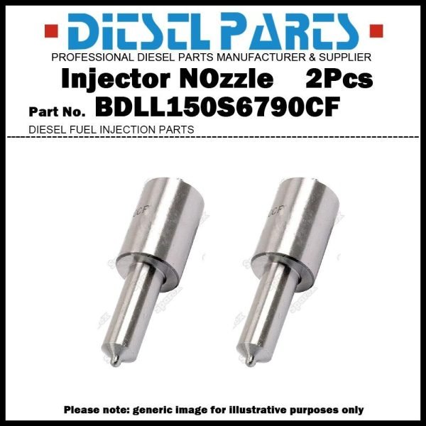 2Pcs Fuel Injector Nozzle 5621837 BDLL150S6790CF for NEW HOLLAND 6600 6700 8000