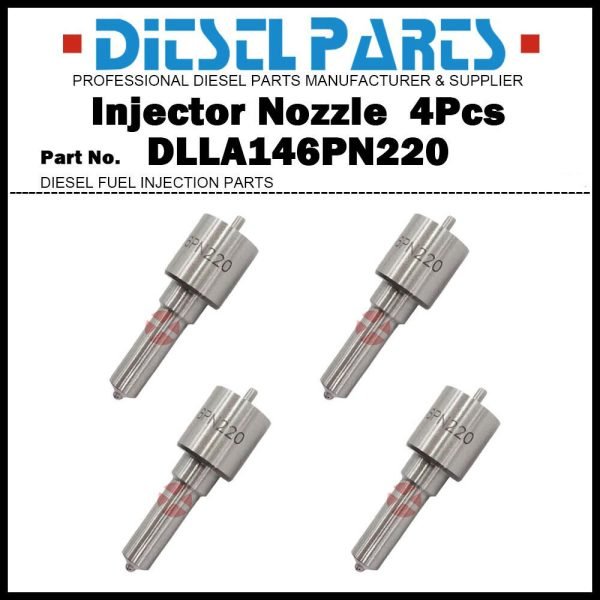 4Pcs Fuel Injector Nozzle DLLA146PN220 for Isuzu Elf N Series 4FH1 8971741120
