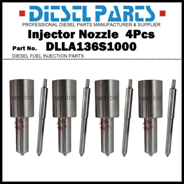 4Pcs Diesel Fuel Injector Nozzle 0433271775 DLLA136S1000 fit Fiat New Holland