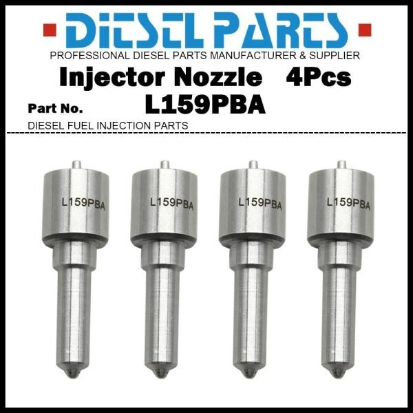 4x Fuel Injector Nozzle L159PBA 2645K616 for Perkins 1104-44GT2 2645K022 B03203A