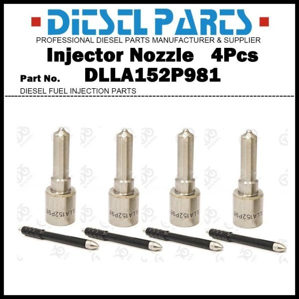 4x Injector Nozzle DLLA152P981 for ISUZU D-MAX 4JK1-TC 095000-6990 8-98011605-4