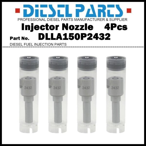 4x Injector Nozzle DLLA150P2432 for FIAT 500 Panda Fiorino Tipo 1.3d 0445110614