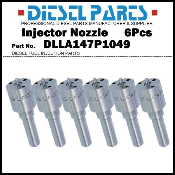 6Pcs Fuel Injector Nozzle DLLA147P1049 for Mercedes Benz 915 1620 1728 1315 2425