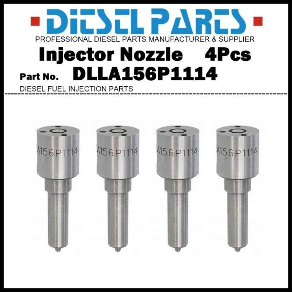 4x Injector Nozzle DLLA156P1114 for HUYNDAI Starex Kia Sorento 2.5d 33800-4A000