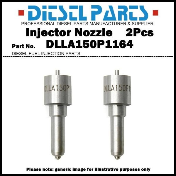 2x Injector Nozzle DLLA150P1164 for Mercedes Benz AXOR ACTROS OM457 OM541 OM542