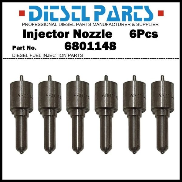6x Fuel Injector Nozzle 6801148 F1NN9E527EA for New Holland TC55 TC56 TC57