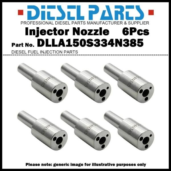 6Pcs Fuel Injector Nozzle 105015-3850 DLLA150S334N385 for HINO 700 Profia EL100