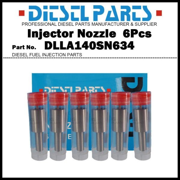6x Injector Nozzle DLLA140SN634 for NISSAN Diesel Big Thumb Convoy/CWM Quon PE6T