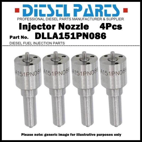 4Pcs Fuel Injector Nozzle 105017-0861 9432610353 DLLA151PN086 for MAZDA Titan TF