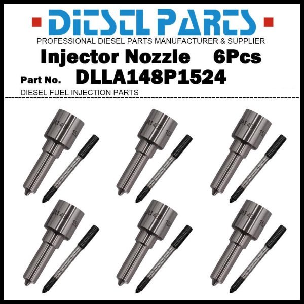 6x Injector Nozzle DLLA148P1524 for MAN TGA TGS TGX 10.5d 0986435526 0445120128