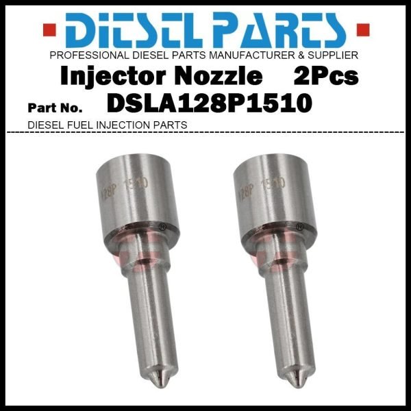 2x Injector Nozzle DSLA128P1510 for Komatsu QSB 6.7L 0445120059 3976372 4945969