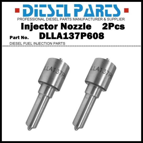 2x Fuel Injector Nozzle DLLA137P608 6980077 for Ford F1000 F4000 4.3D MWM 4.10T