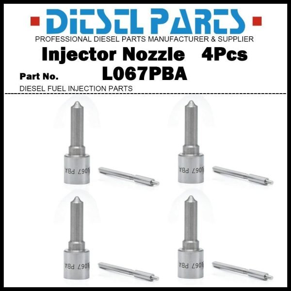 4Pcs Injector Nozzle L067PBA for New Holland 5610S 6610S 7610S 5640 6640 003B02