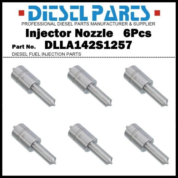 6x Injector Nozzle DLLA142S1257 0433271534 for Mercedes LK MK Unimog A3060170221