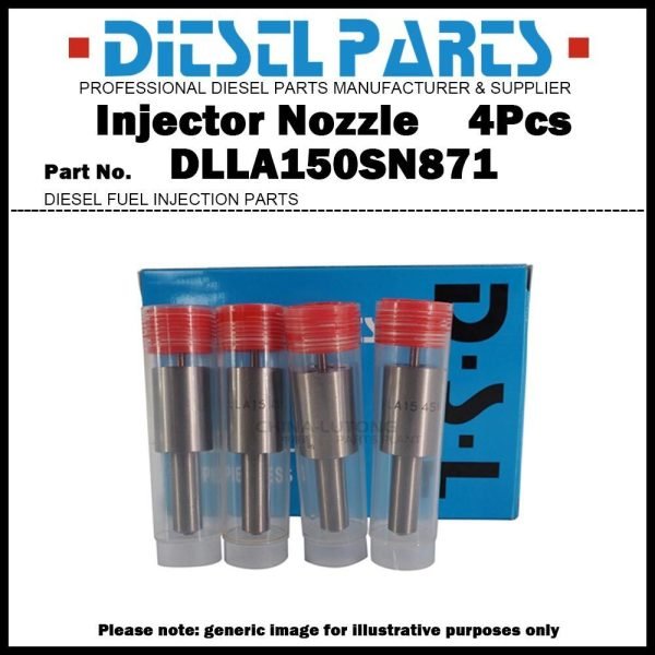 4x Fuel Injector Nozzle Tips DLLA150SN871 for HINO 700 Profia S'elega F20C F20CE