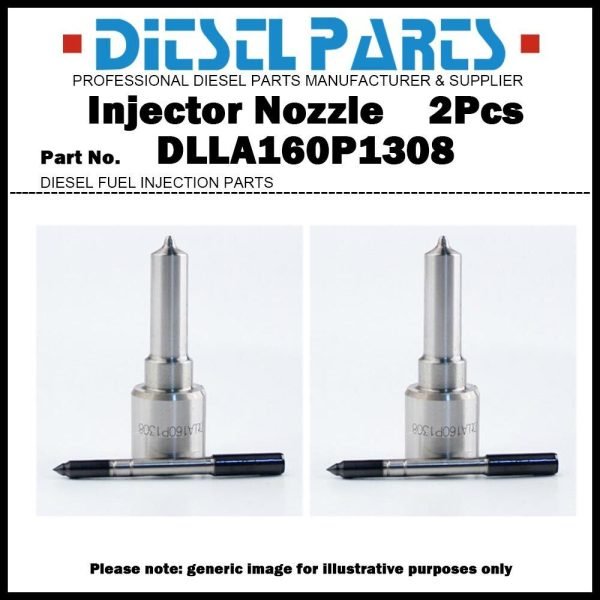 2Pcs Injector Nozzle DLLA160P1308 for BMW E46 E90 E60 E61 320D 520D 0445110216