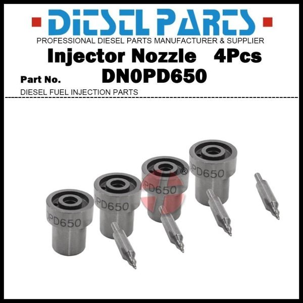 4Pcs Injector Nozzle DN0PD650 for Toyota Avensis Carina Corolla 2CE 2CT 2CTE 3CE