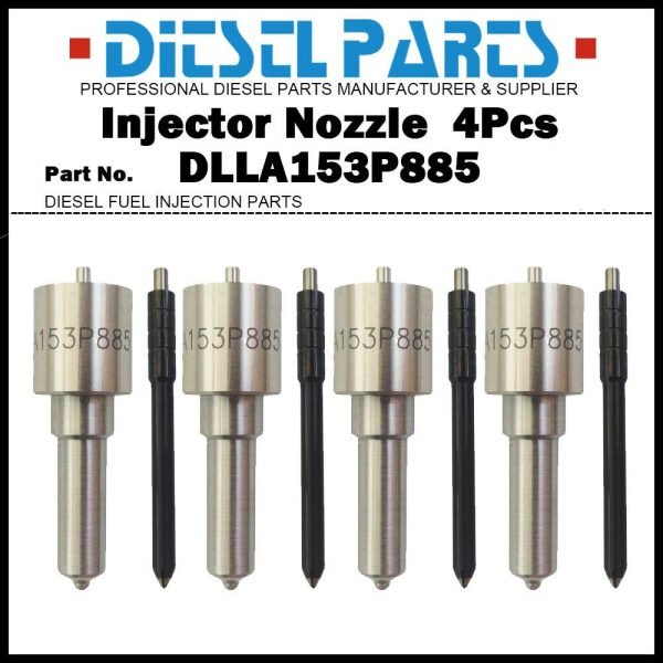4 Injector Nozzle DLLA153P885 for Ford Transit 2.2 2.4 6C1Q-9K546-BC 095000-7060