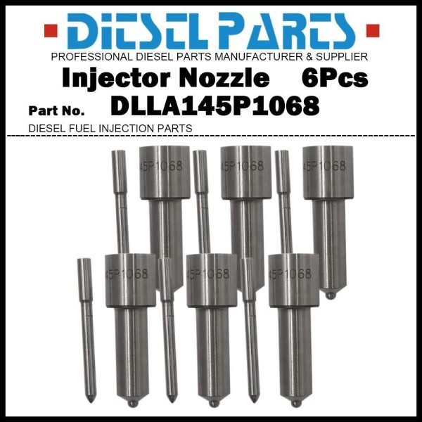 6Pcs Fuel Injector Nozzle DLLA145P1068 0433171694 for ?Daewoo Novus DE12 DE08TIS