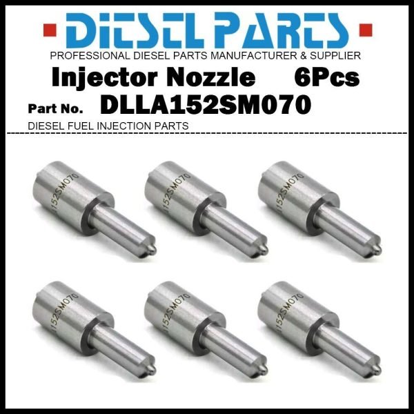 6x Fuel Injector Nozzle Tips DLLA152SM070 105025-0700 for ISUZU Forward 6SD1TCN