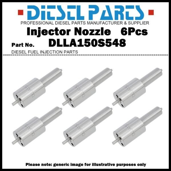 6Pcs Injector Nozzle DLLA150S548 0433271258 221666 for Scania 110 140 DS11 DS14