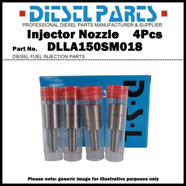 4Pcs Fuel Injector Nozzle DLLA150SM018 105025-0180 for HINO 700 Profia F20C F21C